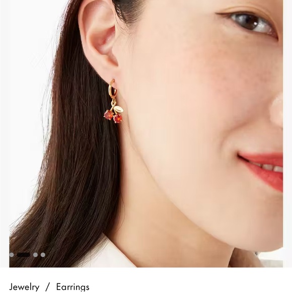 Kate spade cherry huggies earrings - Picture 6 of 6